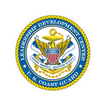 USCG LDC (U.S. Coast Guard) STICKER Vinyl Kiss-Cut Decal 2 Inch White - The Sticker Space