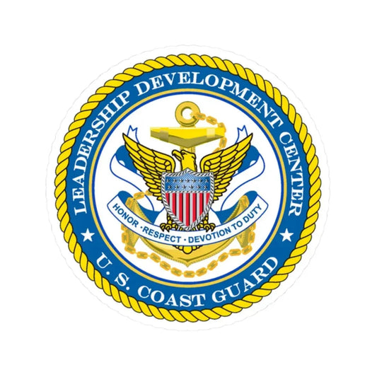 USCG LDC (U.S. Coast Guard) STICKER Vinyl Kiss-Cut Decal 2 Inch White - The Sticker Space