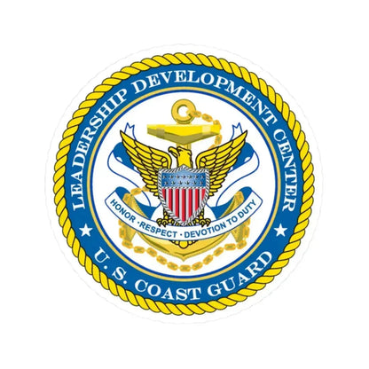 USCG LDC (U.S. Coast Guard) STICKER Vinyl Kiss-Cut Decal 2 Inch White - The Sticker Space