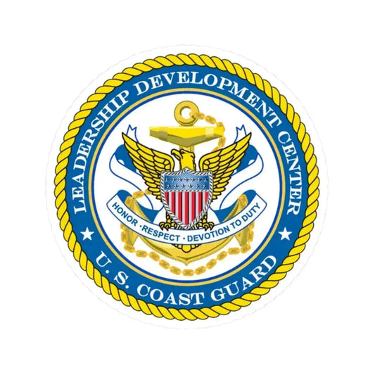 USCG LDC (U.S. Coast Guard) STICKER Vinyl Kiss-Cut Decal 2 Inch White - The Sticker Space