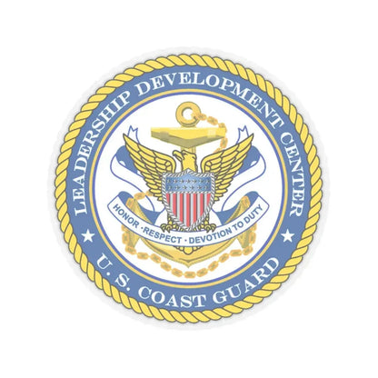 USCG LDC (U.S. Coast Guard) STICKER Vinyl Kiss-Cut Decal 3 Inch Transparent - The Sticker Space