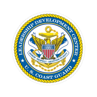 USCG LDC (U.S. Coast Guard) STICKER Vinyl Kiss-Cut Decal 3 Inch White - The Sticker Space