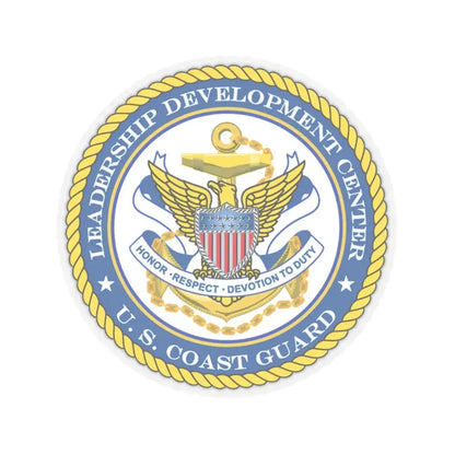 USCG LDC (U.S. Coast Guard) STICKER Vinyl Kiss-Cut Decal 6 Inch Transparent - The Sticker Space