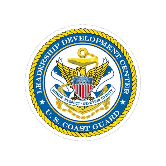 USCG LDC (U.S. Coast Guard) Transparent STICKER Die-Cut Vinyl Decal 6 Inch - The Sticker Space