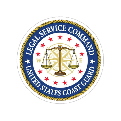 USCG Legal Service Command (U.S. Coast Guard) STICKER Vinyl Die-Cut Decal 2 Inch - The Sticker Space