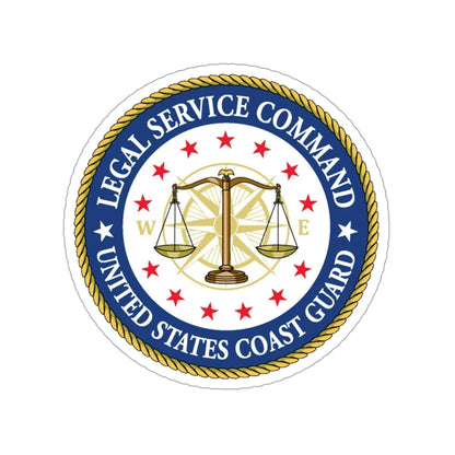 USCG Legal Service Command (U.S. Coast Guard) STICKER Vinyl Die-Cut Decal 3 Inch - The Sticker Space