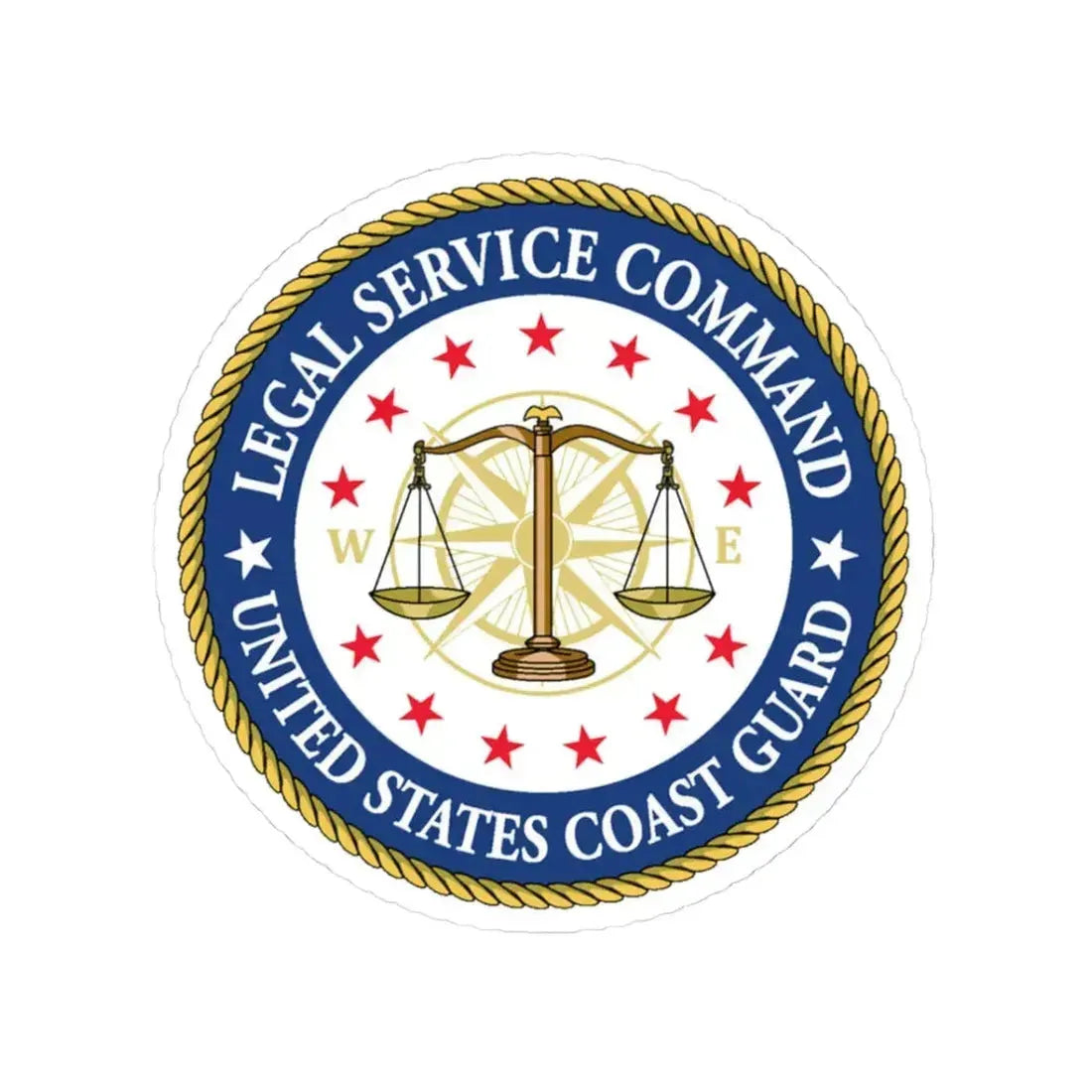 USCG Legal Service Command (U.S. Coast Guard) STICKER Vinyl Kiss-Cut Decal - The Sticker Space