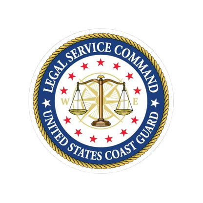 USCG Legal Service Command (U.S. Coast Guard) STICKER Vinyl Kiss-Cut Decal - The Sticker Space