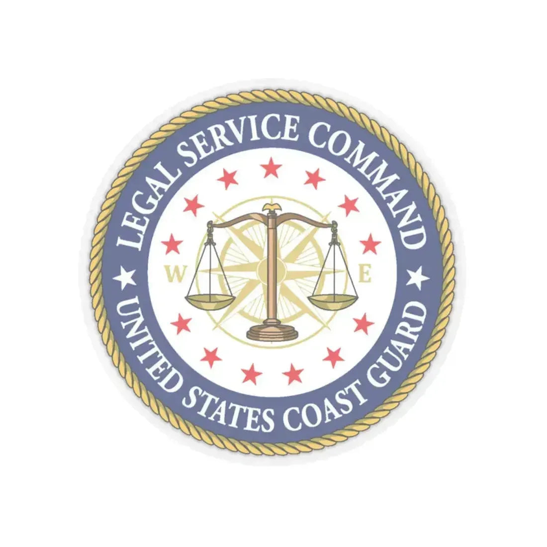 USCG Legal Service Command (U.S. Coast Guard) STICKER Vinyl Kiss-Cut Decal - The Sticker Space
