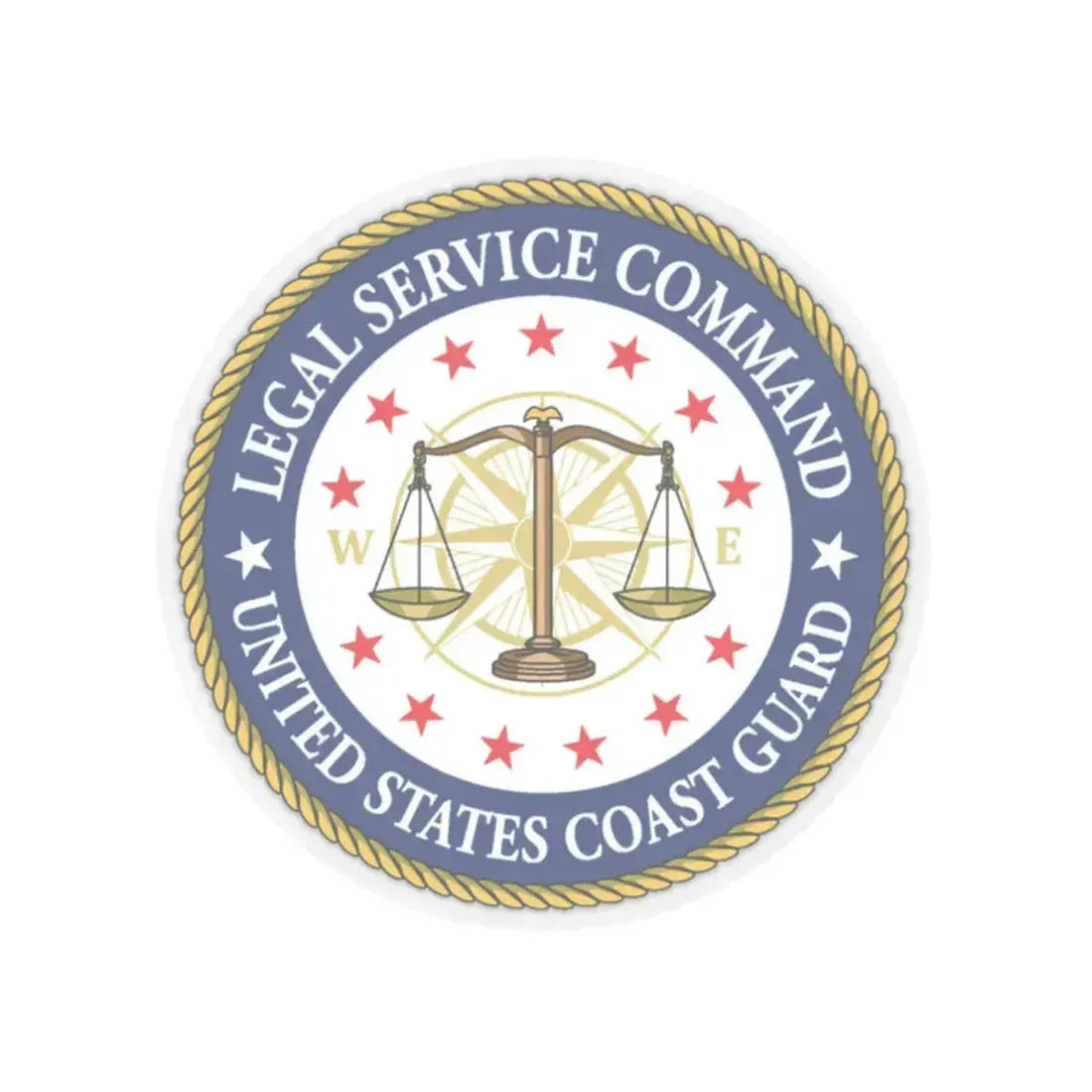 USCG Legal Service Command (U.S. Coast Guard) STICKER Vinyl Kiss-Cut Decal - The Sticker Space