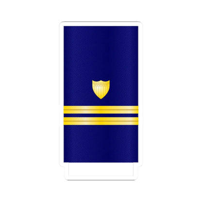 USCG Lieutenant Insignia Sleeve (United States) (Military Rank) STICKER Vinyl Kiss-Cut Decal 2 Inch White - The Sticker Space