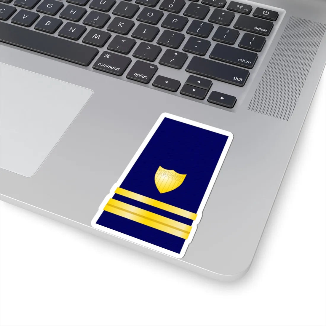 USCG Lieutenant JG Shoulder Board Enhanced (United States) (Military Rank) STICKER Vinyl Kiss-Cut Decal - The Sticker Space