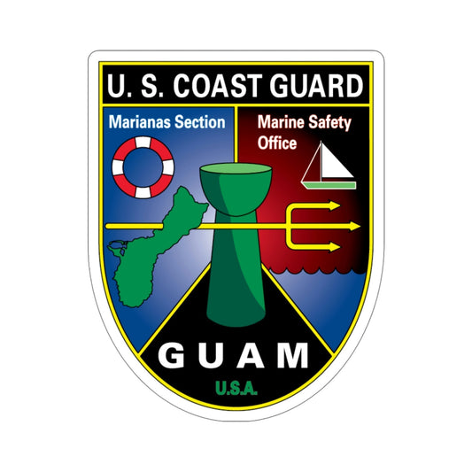 USCG Marianas Sect MSO Guam (U.S. Coast Guard) STICKER Vinyl Die-Cut Decal-6 Inch-The Sticker Space