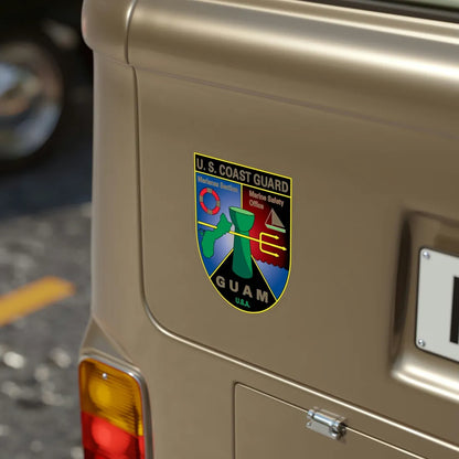 USCG Marianas Sect MSO Guam (U.S. Coast Guard) Transparent STICKER Die-Cut Vinyl Decal - The Sticker Space