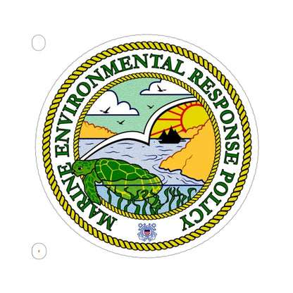 USCG Marine Environmental Resp Policy (U.S. Coast Guard) STICKER Vinyl Die-Cut Decal 3 Inch - The Sticker Space