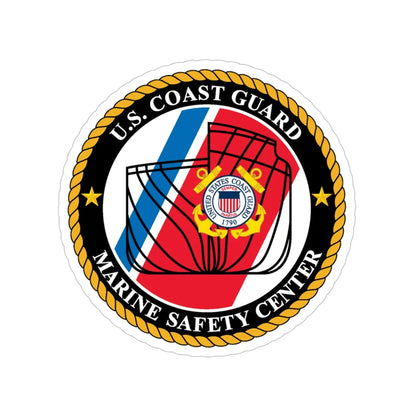 USCG MARINE SAFETY CENTER (U.S. Coast Guard) Transparent STICKER Die-Cut Vinyl Decal 6 Inch - The Sticker Space