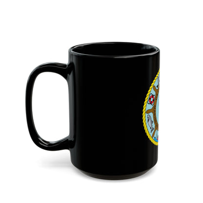 USCG Marine Safety Office Juneau (U.S. Coast Guard) Black Coffee Mug-The Sticker Space