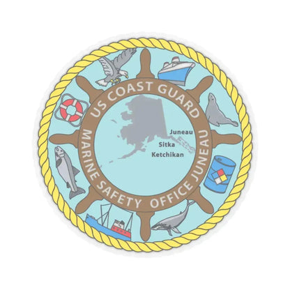 USCG Marine Safety Office Juneau (U.S. Coast Guard) STICKER Vinyl Kiss-Cut Decal - The Sticker Space