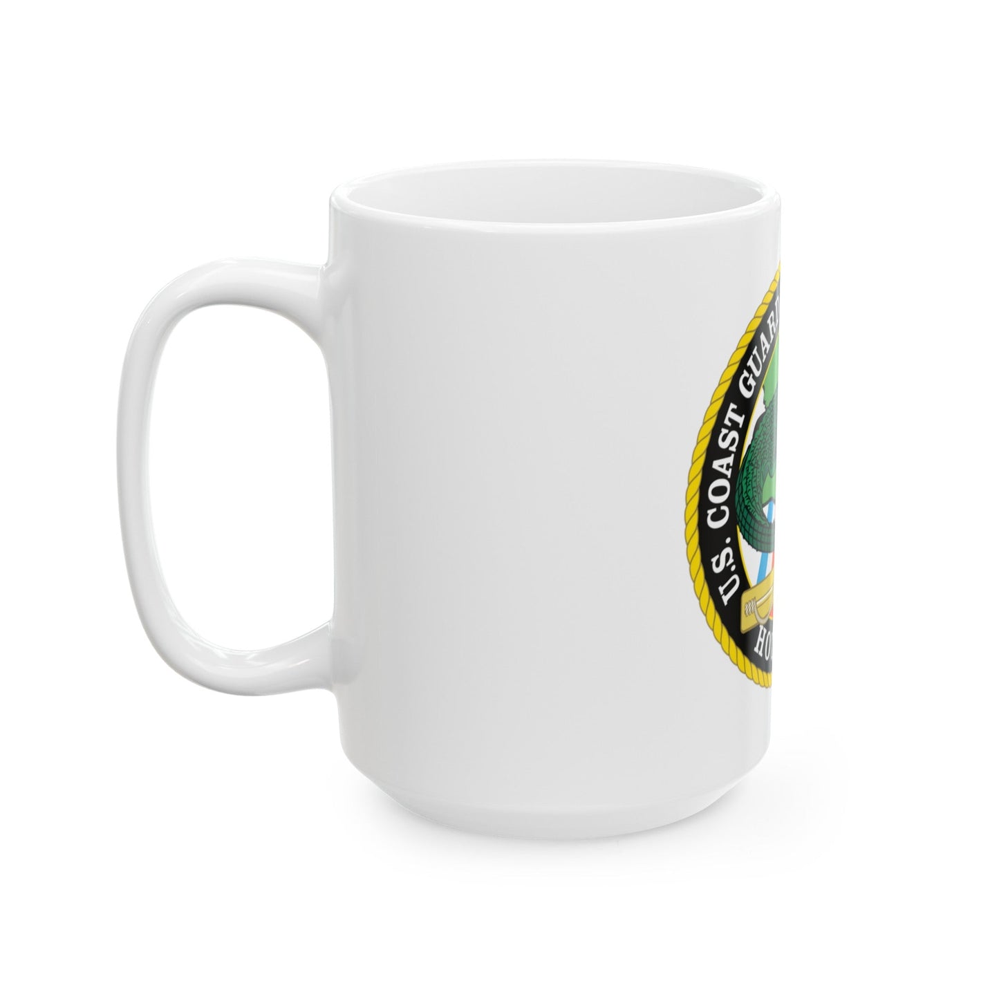 USCG Marine Safety Unit Houma LA (U.S. Coast Guard) White Coffee Mug-The Sticker Space