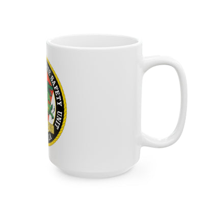 USCG Marine Safety Unit Houma LA (U.S. Coast Guard) White Coffee Mug-The Sticker Space