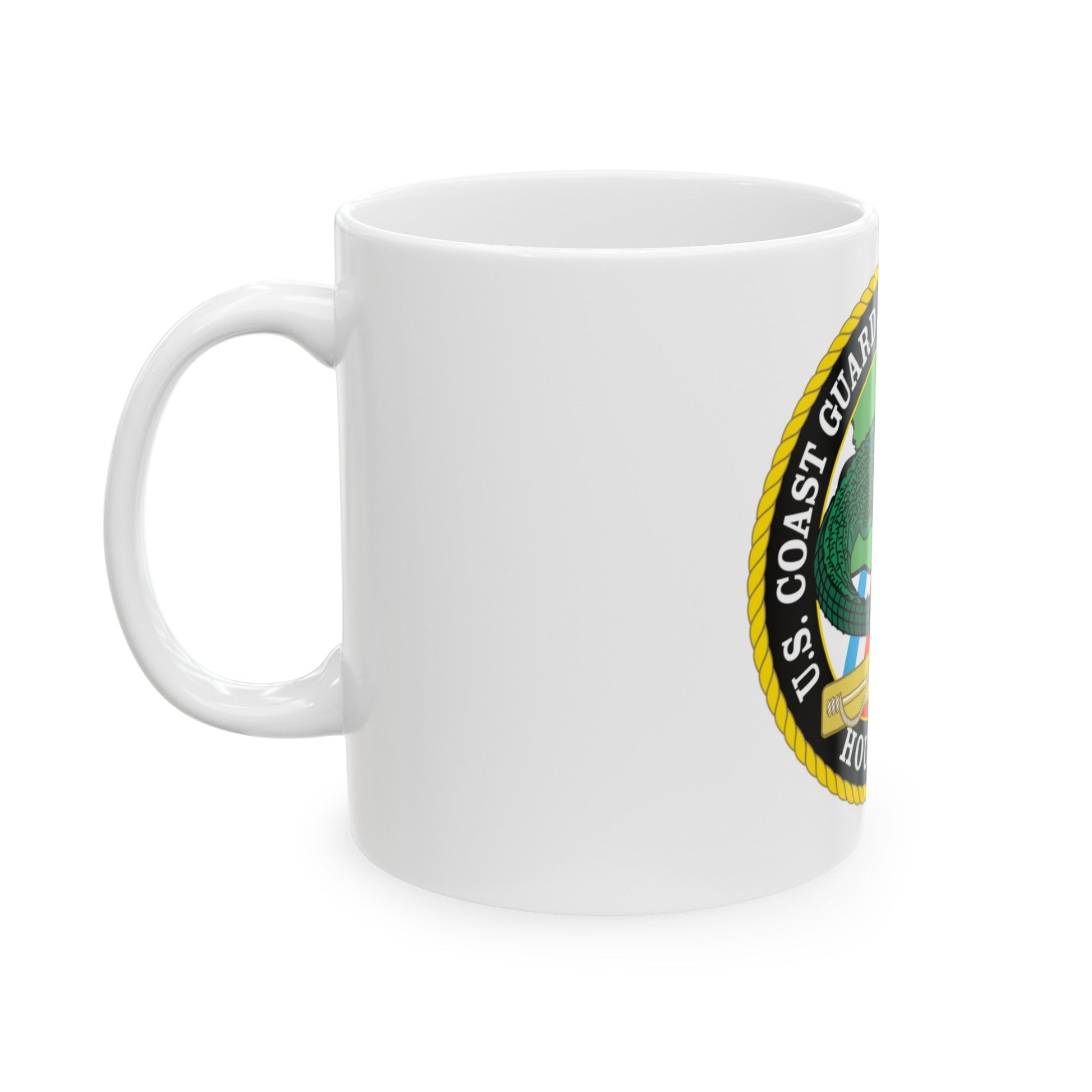 USCG Marine Safety Unit Houma LA (U.S. Coast Guard) White Coffee Mug-The Sticker Space