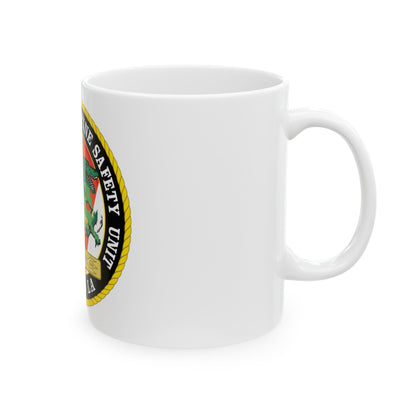 USCG Marine Safety Unit Houma LA (U.S. Coast Guard) White Coffee Mug-The Sticker Space