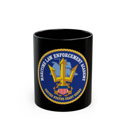 USCG Maritime Law Enforcement Academy (U.S. Coast Guard) Black Coffee Mug-11oz-The Sticker Space