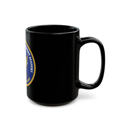 USCG Maritime Law Enforcement Academy (U.S. Coast Guard) Black Coffee Mug-The Sticker Space