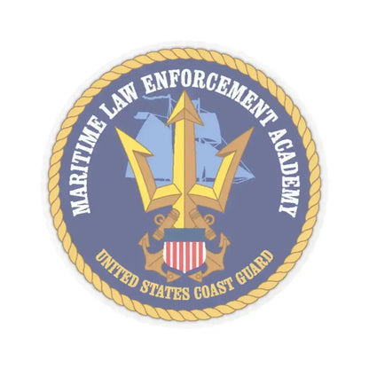 USCG Maritime Law Enforcement Academy (U.S. Coast Guard) STICKER Vinyl Kiss-Cut Decal 2 Inch Transparent - The Sticker Space