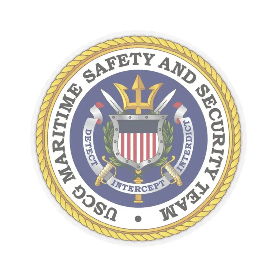 USCG Maritime Safety And Security Team (U.S. Coast Guard) STICKER Vinyl Kiss-Cut Decal - The Sticker Space