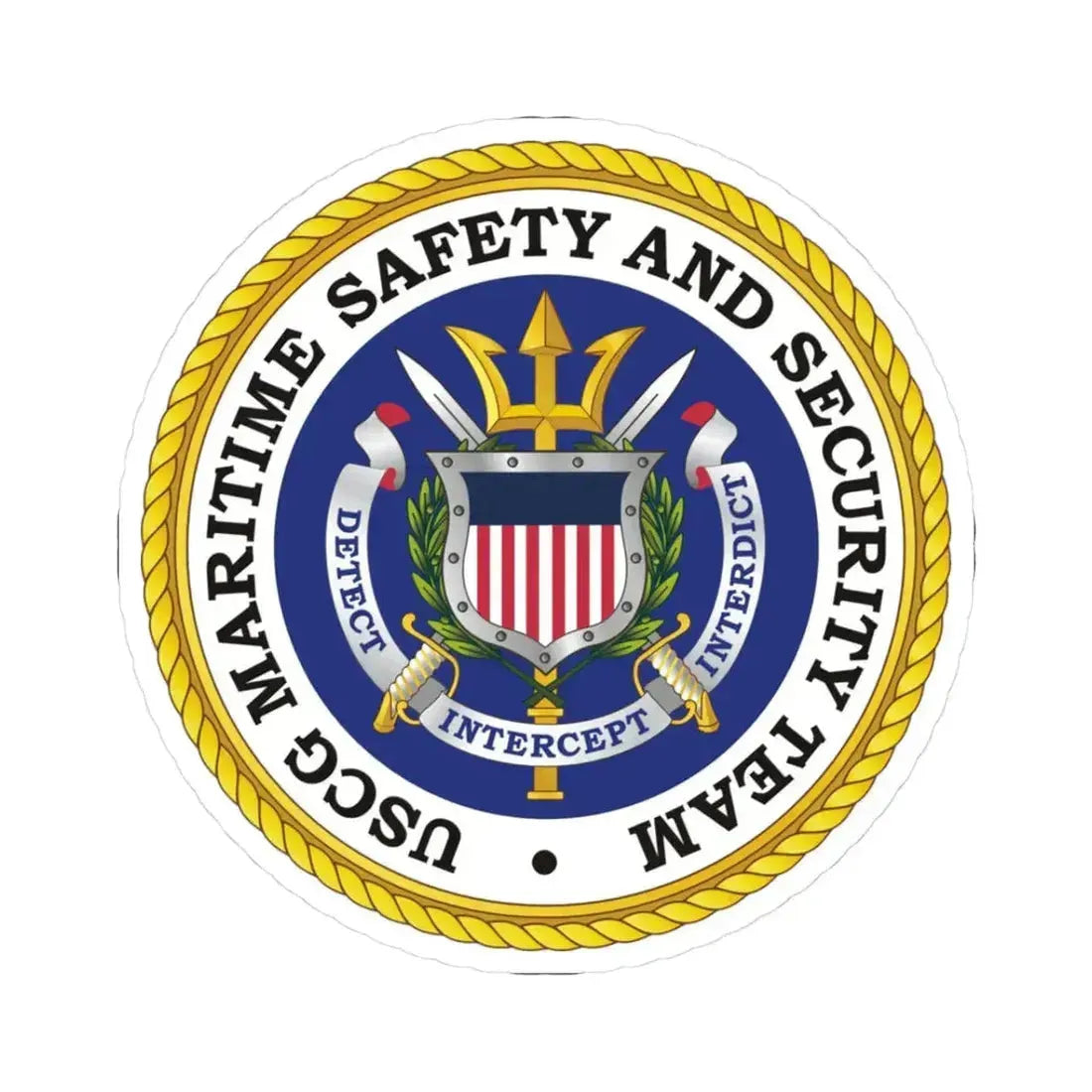 USCG Maritime Safety And Security Team (U.S. Coast Guard) STICKER Vinyl Kiss-Cut Decal - The Sticker Space