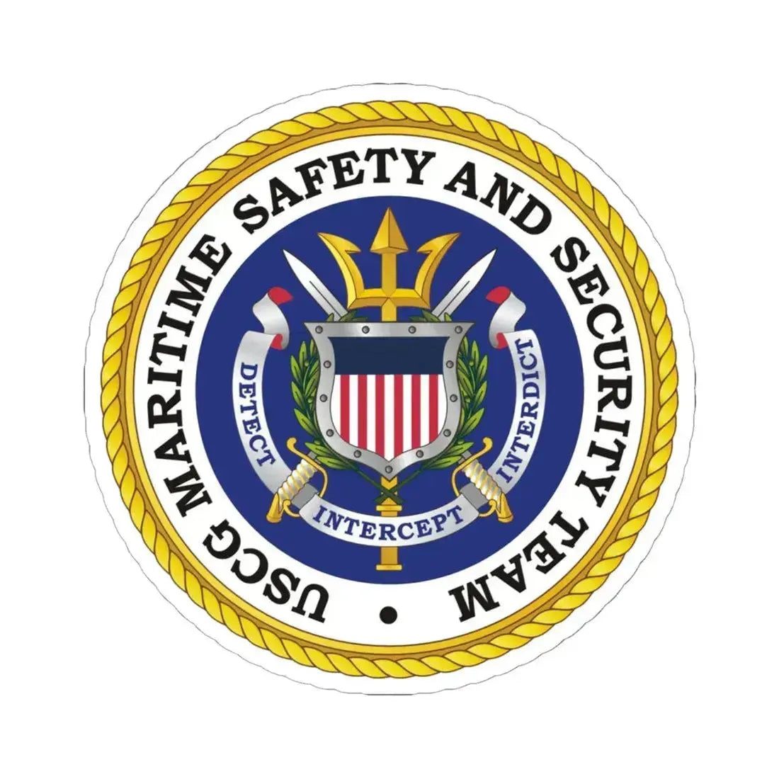 USCG Maritime Safety And Security Team (U.S. Coast Guard) STICKER Vinyl Kiss-Cut Decal - The Sticker Space