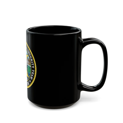 USCG Maritime Safety & Sec Team MSST Boston (U.S. Coast Guard) Black Coffee Mug-The Sticker Space