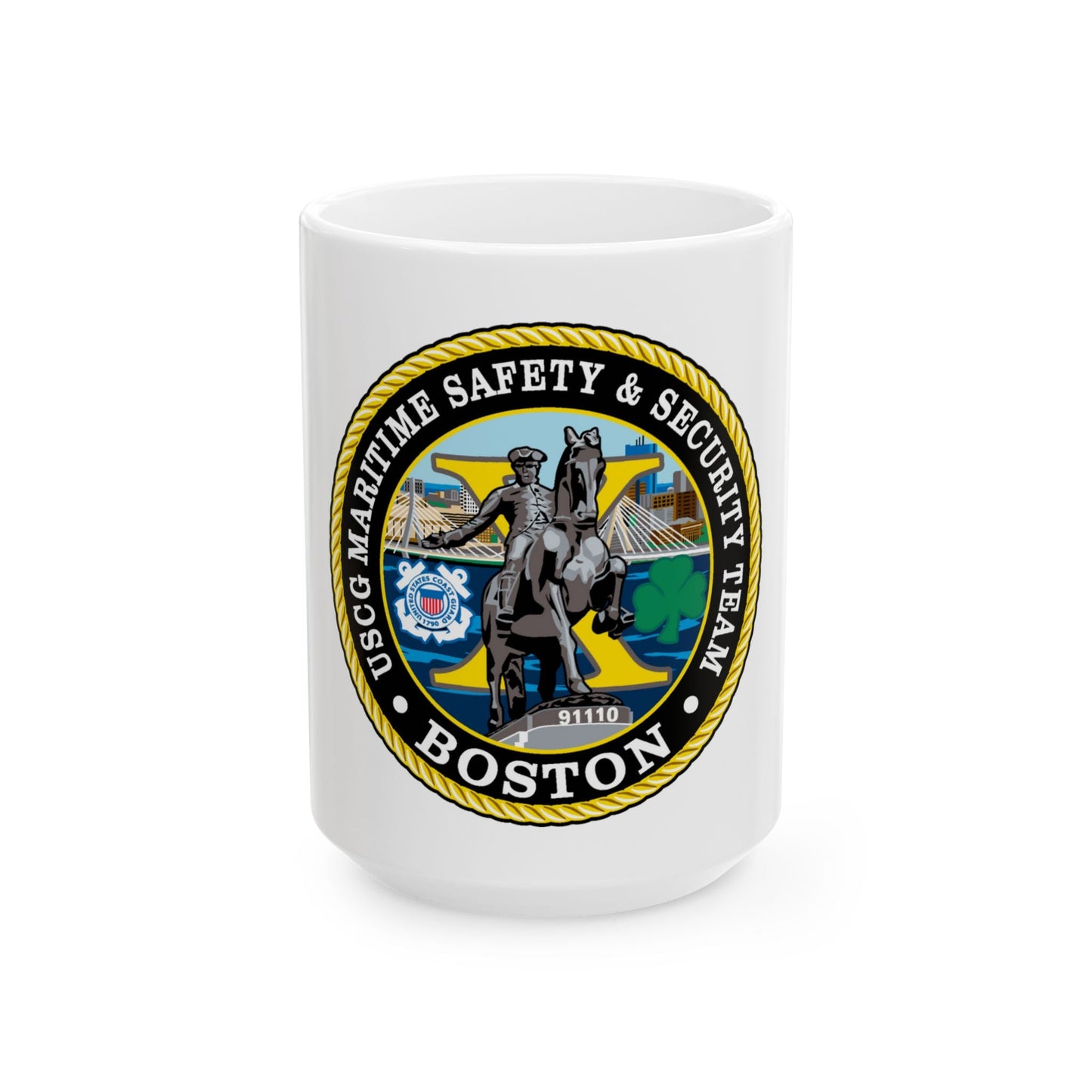 USCG Maritime Safety & Sec Team MSST Boston (U.S. Coast Guard) White Coffee Mug