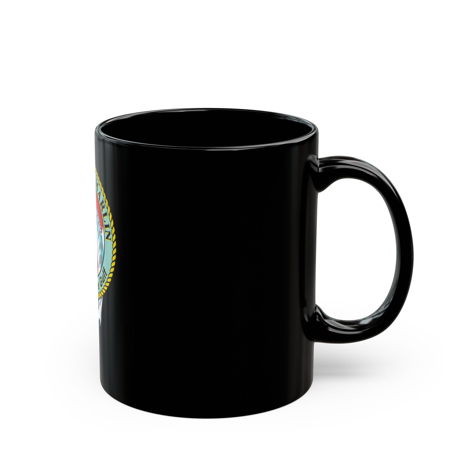 USCG Marlin WPB 87304 (U.S. Coast Guard) Black Coffee Mug-The Sticker Space