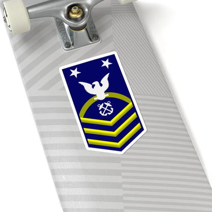 USCG MCPO (United States) (Military Rank) STICKER Vinyl Kiss-Cut Decal - The Sticker Space