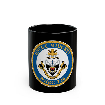 USCG Midgett WHEC 726 (U.S. Coast Guard) Black Coffee Mug-11oz-The Sticker Space