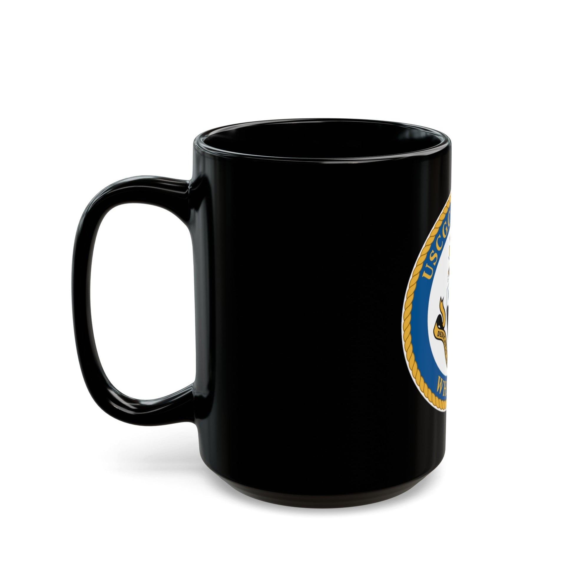 USCG Midgett WHEC 726 (U.S. Coast Guard) Black Coffee Mug-The Sticker Space