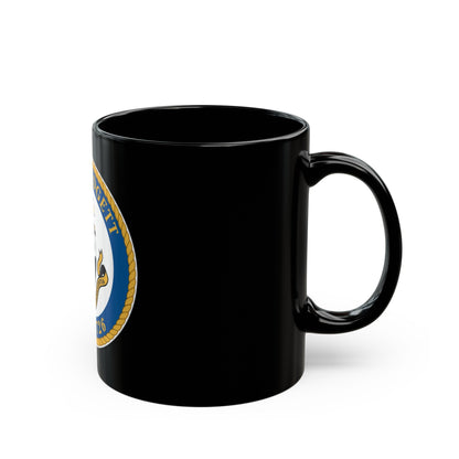 USCG Midgett WHEC 726 (U.S. Coast Guard) Black Coffee Mug-The Sticker Space