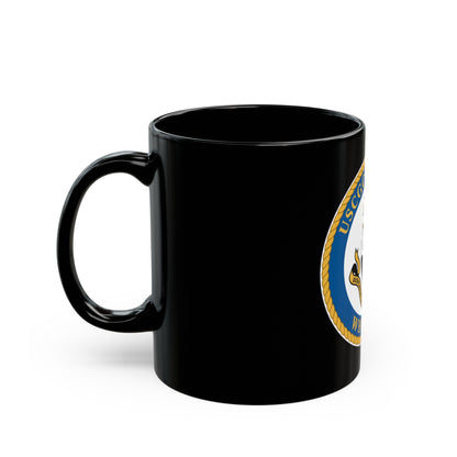 USCG Midgett WHEC 726 (U.S. Coast Guard) Black Coffee Mug-The Sticker Space