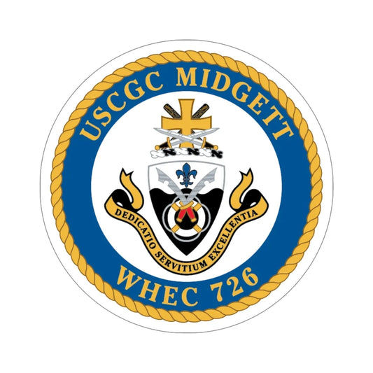 USCG Midgett WHEC 726 (U.S. Coast Guard) STICKER Vinyl Die-Cut Decal 6 Inch - The Sticker Space