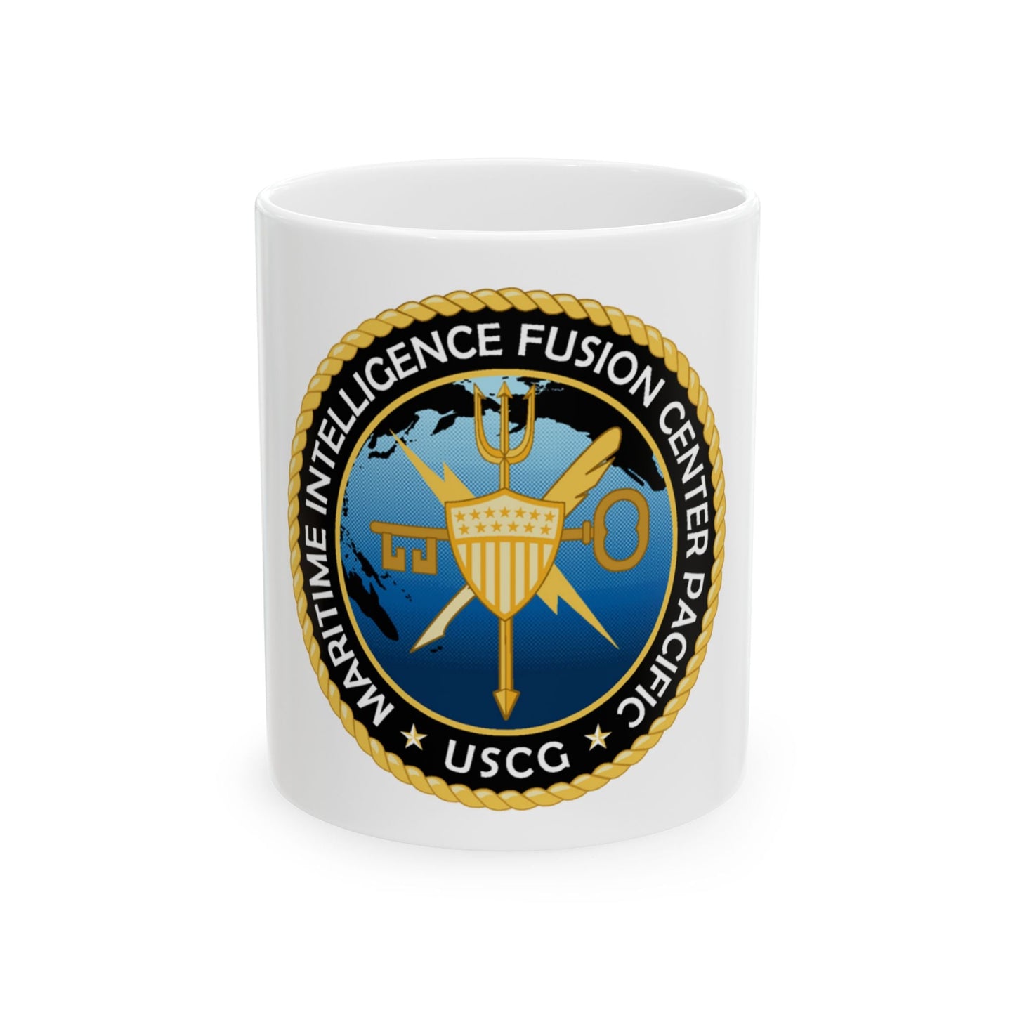 USCG MIFC PAC (U.S. Coast Guard) White Coffee Mug