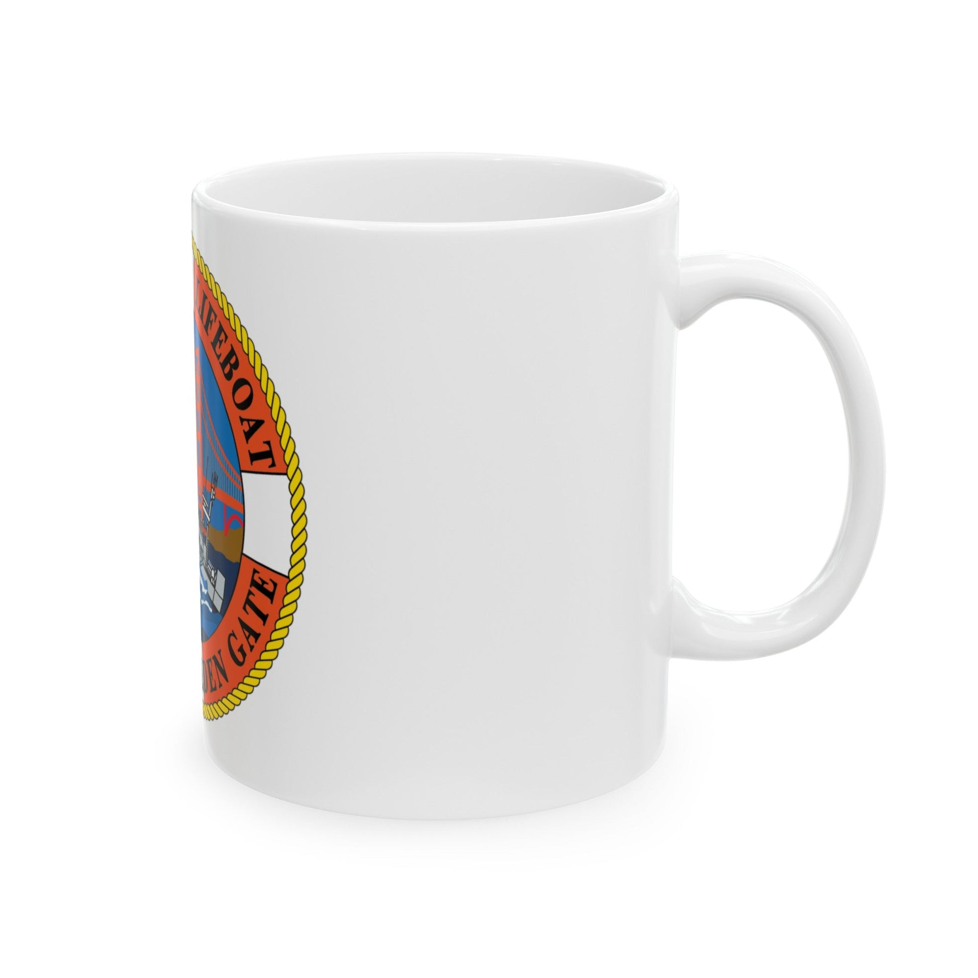 USCG Motor Lifeboat Station Golden Gate (U.S. Coast Guard) White Coffee Mug-The Sticker Space