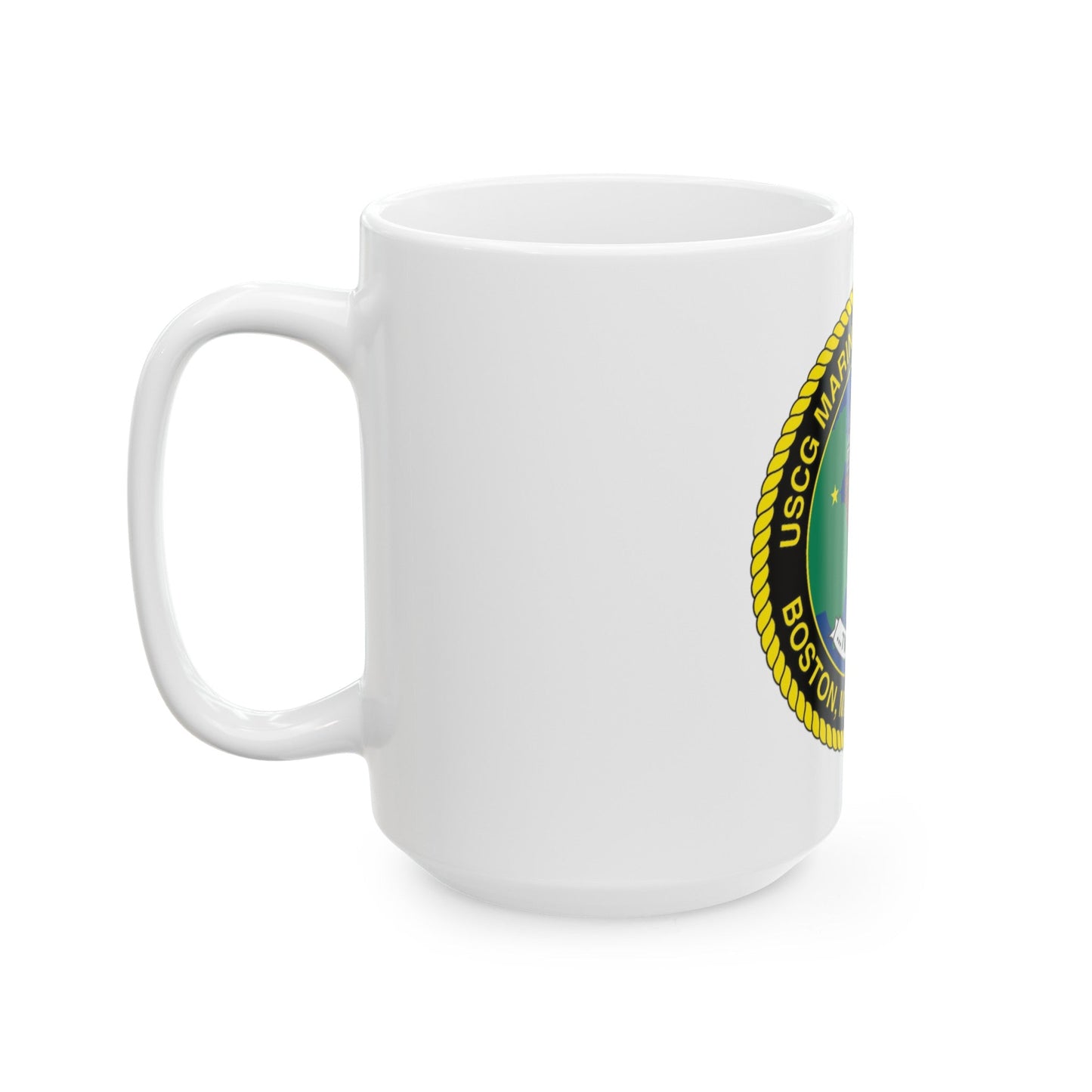 USCG MSO Boston Marine Safety Office (U.S. Coast Guard) White Coffee Mug-The Sticker Space