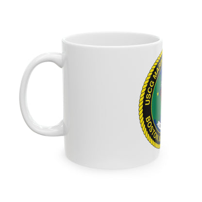 USCG MSO Boston Marine Safety Office (U.S. Coast Guard) White Coffee Mug-The Sticker Space