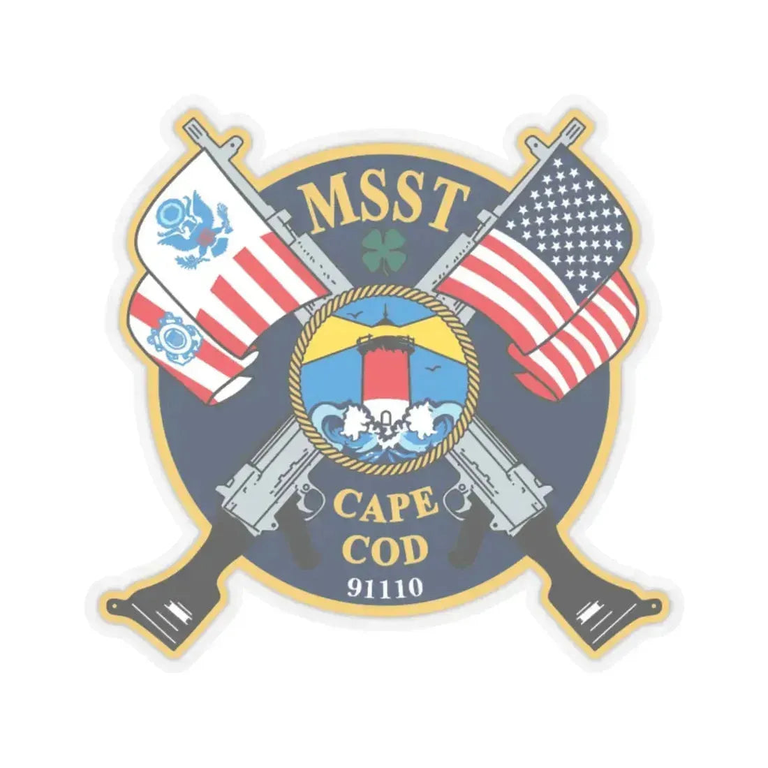 USCG MSST Cape Cod (U.S. Coast Guard) STICKER Vinyl Kiss-Cut Decal - The Sticker Space