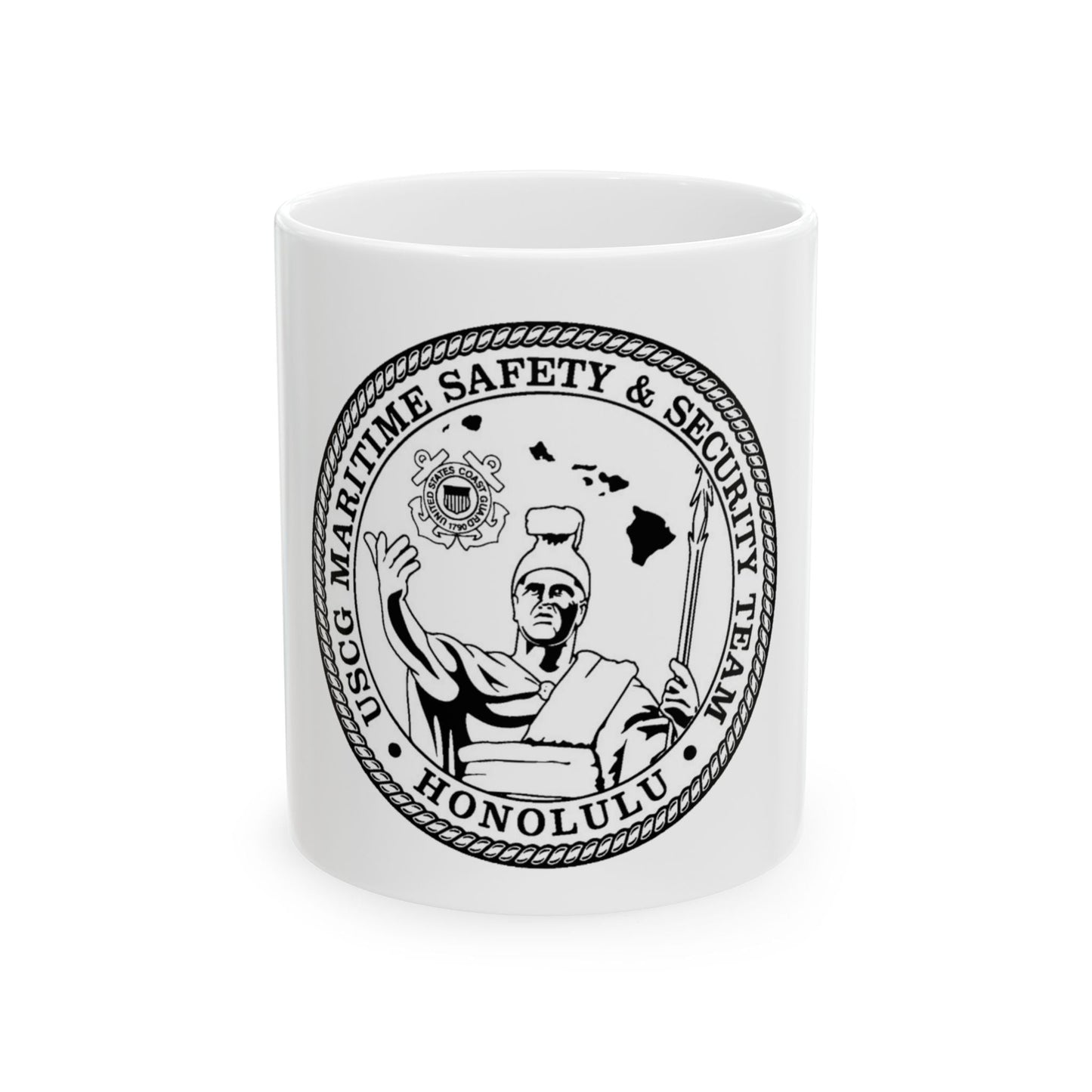 USCG MSST Honolulu (U.S. Coast Guard) White Coffee Mug