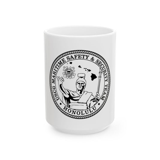 USCG MSST Honolulu (U.S. Coast Guard) White Coffee Mug