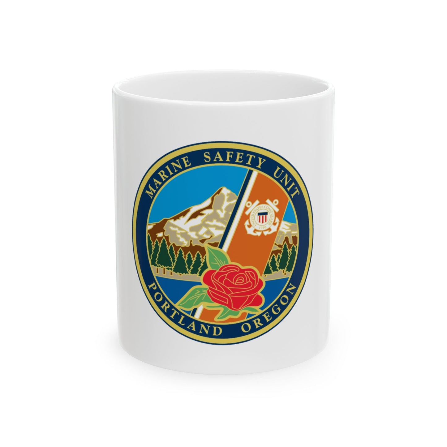 USCG MSU Portland (U.S. Coast Guard) White Coffee Mug