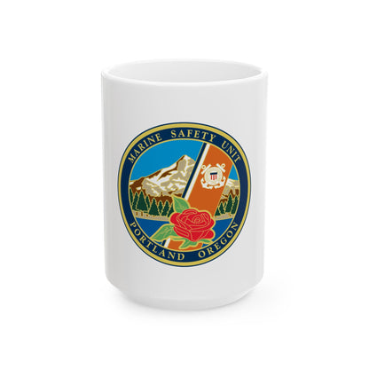 USCG MSU Portland (U.S. Coast Guard) White Coffee Mug